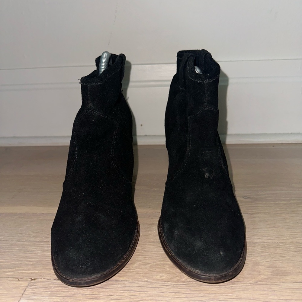 Black Suede Ankle Boots